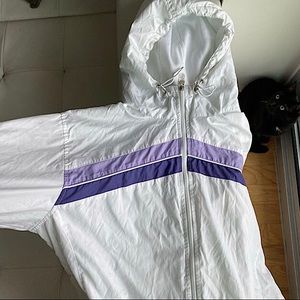 southcrest vintage white windbreaker size L